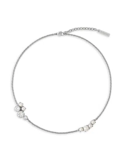 Givenchy Women's Crystal Pearl Short Necklace In Metal, Crystals And Pearls