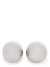 Givenchy Spherical Curve Stud Earrings In Metallic