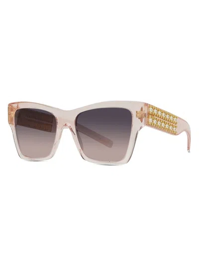 Givenchy Women's D107 54mm Square Sunglasses In Transparent Pink Gradient