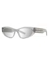Givenchy Women's D107 56mm Cat-eye Sunglasses In Metallic