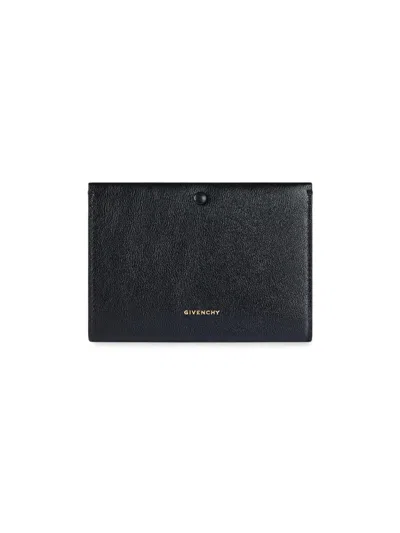Givenchy Women's Day Wallet In Grained Leather In Black