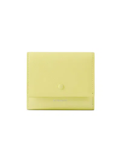 Givenchy Women's Day Wallet In Grained Leather In Yellow