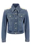 Givenchy Jacket In Denim With Yoke In Blue