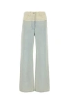 Givenchy 4g Logo Oversized Jeans In Blue