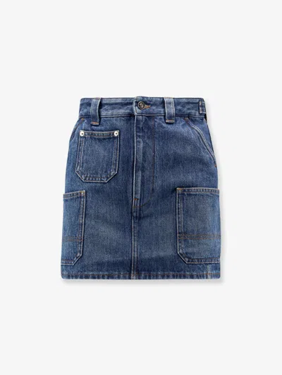 GIVENCHY GIVENCHY WOMEN DENIM MINI SKIRT