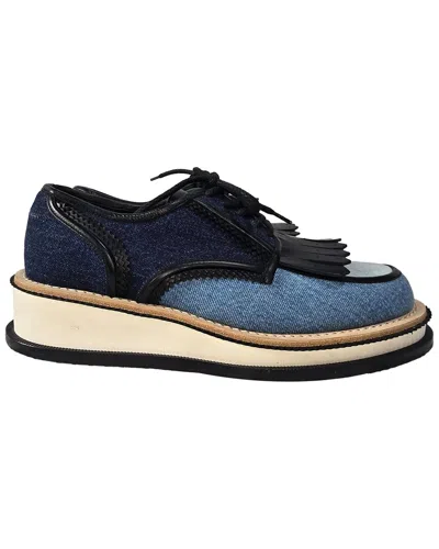 Givenchy Women's Denim Rottweiler Platform Creeper, Size It | 39 (authentic  Pre-loved)