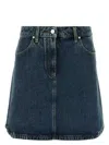 Givenchy Denim Skirt With Back And Front Pockets