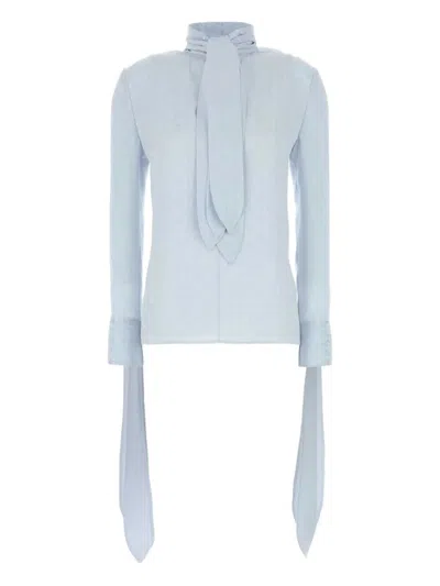 GIVENCHY GIVENCHY WOMEN `DOUBLE LAVALLIERE` BLOUSE
