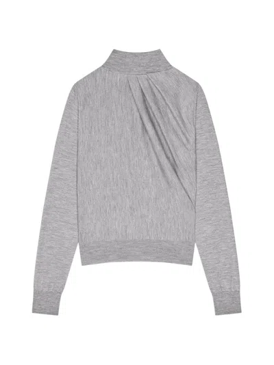 GIVENCHY WOMEN'S DRAPED SWEATER IN WOOL