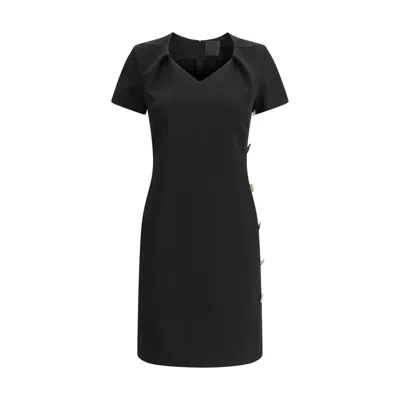 Givenchy Robe En Punto Milano À Boutons In Black