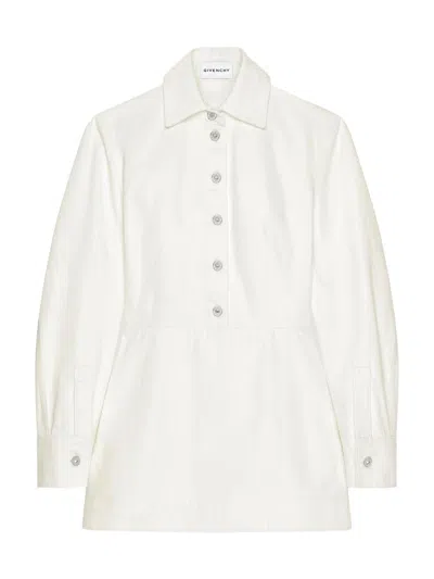 Givenchy Women's Dress In Denim In White