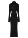 Givenchy Robe En Dentelle Florale In Black