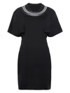 Givenchy Dress With 3d Chain Print In Black