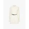 Givenchy Voyou Silk Blouse In Ecru