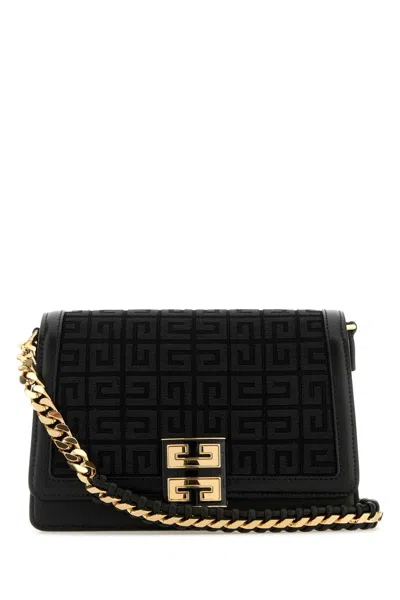 Givenchy Women Embroidered Canvas 4g Multicarry Shoulder Bag In Black