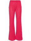 Givenchy 4g Pattern Bell Bottoms In Red