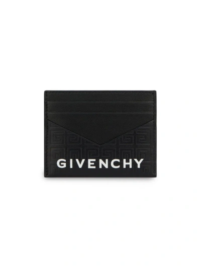 Givenchy Black G-cut 4g Leather Card Holder