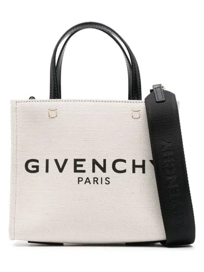 GIVENCHY WOMEN'S G TOTE MINI CANVAS TOTE BAG