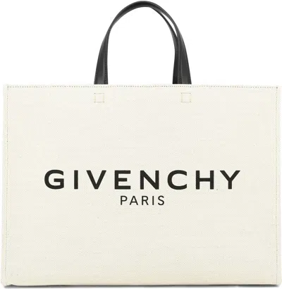 Givenchy Women's G-tote Shopping Bag In White