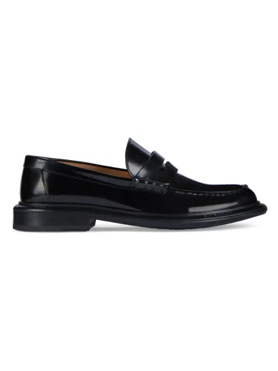 Givenchy Women's Gent Loafers In Brushed Leather In Black