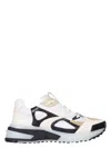 Givenchy Giv 1 Ivory And Black Runner Sneakers In Ivory