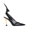 Givenchy Beauw Black Sling Pumps In Black