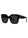 Givenchy Bold Square Acetate Sunglasses In Black