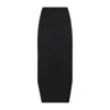 Givenchy Asymmetric Skirt In Wool And Mohair In Black