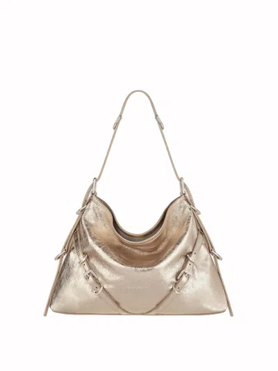Pre-owned Givenchy Women's  Medium Voyou Bag In Gold
