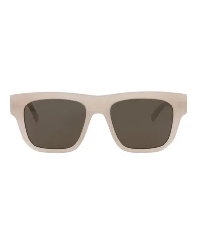 Pre-owned Givenchy Women's  Squareframe Acetate Sunglasses In Beige Beige Brown (gv40002u/52/59e)