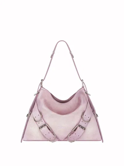 Pre-owned Givenchy Women's  Voileux Boyfriend Bag In Pink