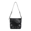 Givenchy Voyou Crossbody Bag In Leather In Black