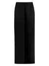 Givenchy Wool And Mohair Long Skirt In Black