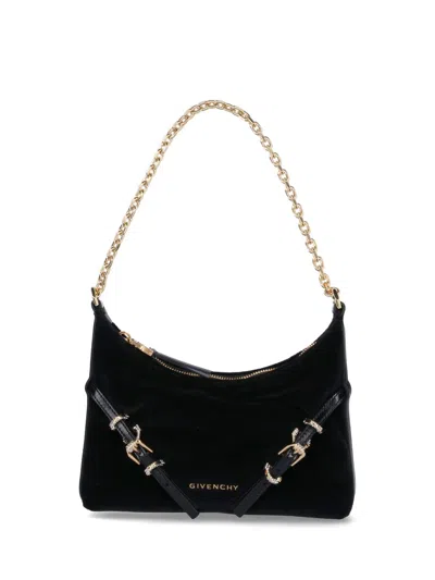 Givenchy Voyou Party Shoulder Bag In Black