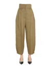 Givenchy High Waist Trousers In Brown