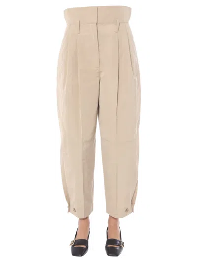 Givenchy Women High-waist Trousers In Beige