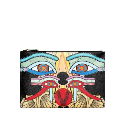 Givenchy Women's Iconic Print Medium Pouch In Multicolor
