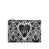 Givenchy Women's Iconic Print Pouch In Black/white
