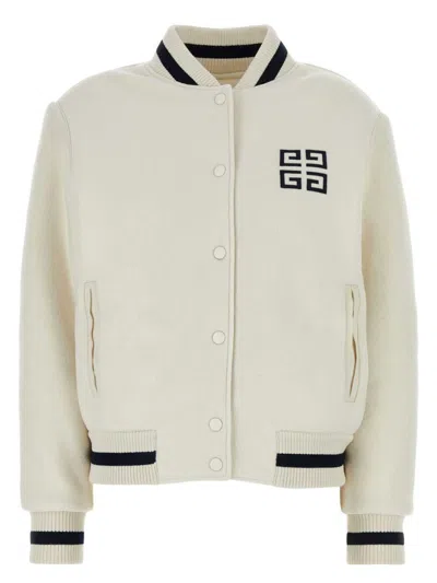 Givenchy Women's Iovry Wool Bomber Jacket