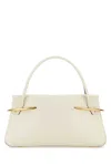Givenchy Medium Structured Leather Handbag With Top Handle In White
