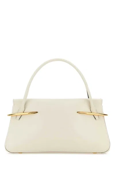 GIVENCHY GIVENCHY WOMEN IVORY LEATHER MEDIUM PINCH HANDBAG