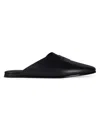 Givenchy Label Flat Mules In Nappa Leather In Black