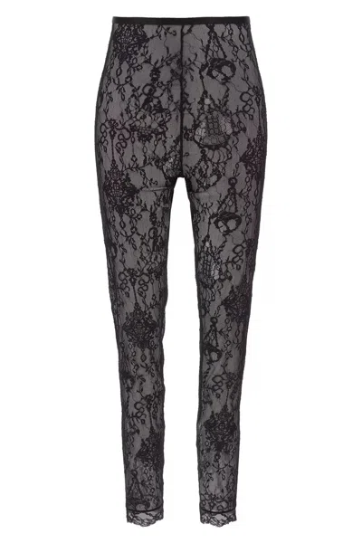 GIVENCHY GIVENCHY WOMEN LACE CHANDELIER LEGGINGS
