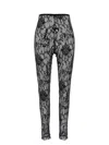 Givenchy Lace Detailing Sheer Fabric Trousers In Multi