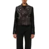 Givenchy Women's Lamb Leather Jacket In Black