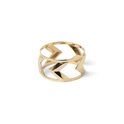 Givenchy Women's Large Chevrons Bracelet In Gold