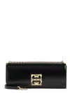 Givenchy Structured Black Calf Leather Shoulder Bag
