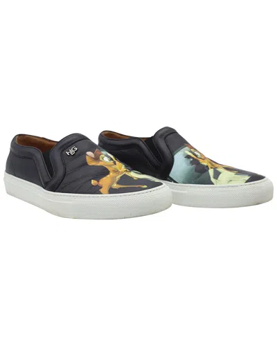 Givenchy Women's Leather Bambi Skate Sneaker (authentic Pre-loved) In Black