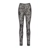 Givenchy Lace Detailing Sheer Fabric Trousers In Multi