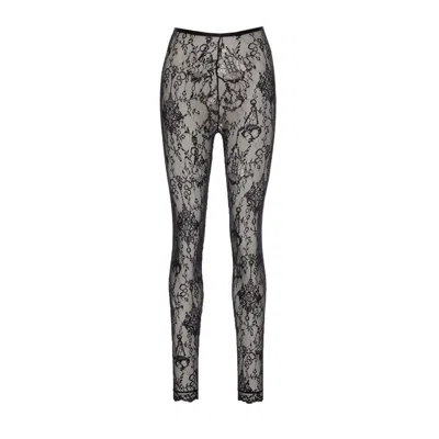 GIVENCHY GIVENCHY WOMEN LEGGINGS IN LACE CHANDELIER